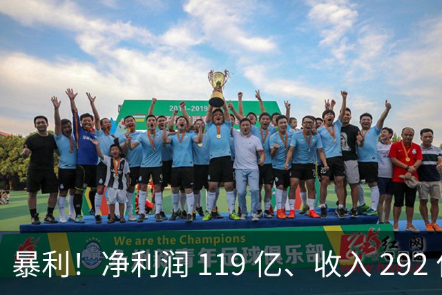 暴利！净利润 119 亿、收入 292 亿